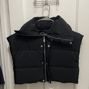 PrettyLittleThing Black Puffer Jacket